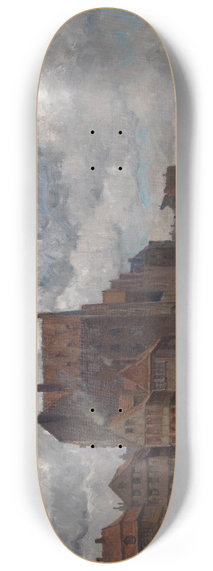 Friedrich Kallmorgen - Aus Hamburg 8.25 inch art skate deck