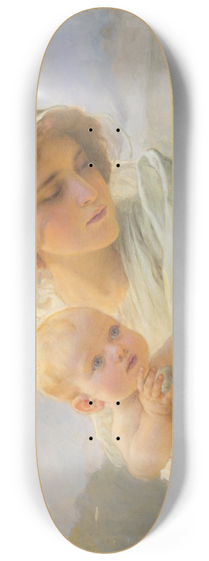 Frantisek Dvorak - Mother with a Child 8.25 inch art skate deck