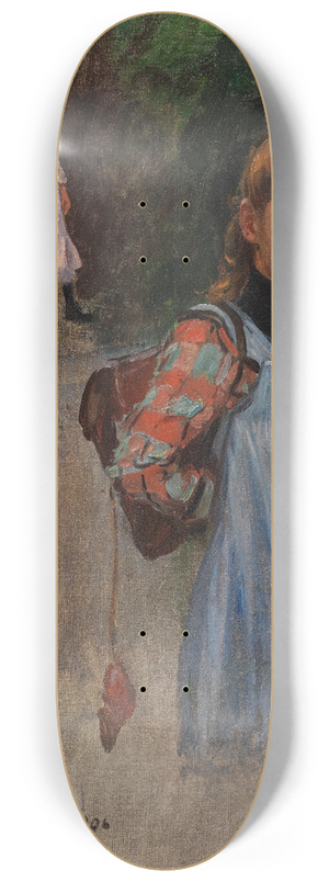 Friedrich Kallmorgen - Kinderstudie 8.25 inch art skate deck