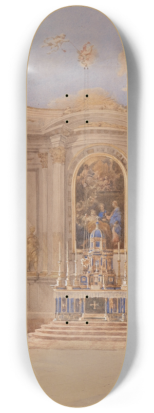 Franz Alt - Kircheninneres 8.25 inch art skate deck