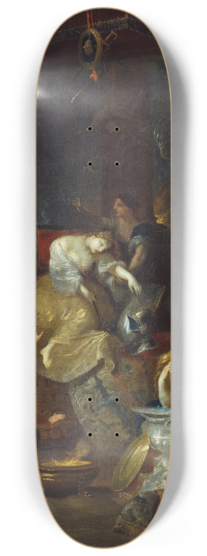 Franz Anton Maulbertsch - Der Tod der Dido 8.25 inch art skate deck