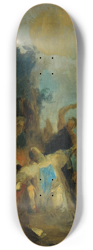 Franz Anton Maulbertsch - Die Steinigung des heiligen Stephanus 8.25 inch art skate deck