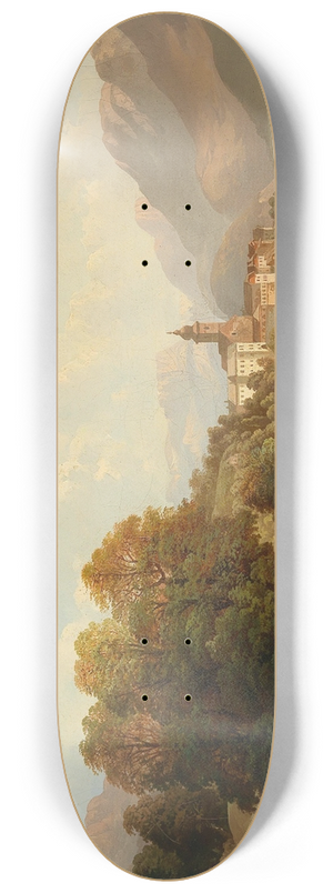 Franz Barbarini - Blick Auf St. Wolfgang Am Wolfgangsee 8.25 inch art skate deck