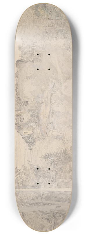 Franz Barbarini - Gebhardskapelle bei Bregenz 8.25 inch art skate deck