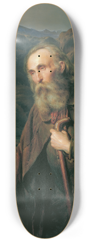 Franz Eybl - Ein alter Bettler 8.25 inch art skate deck