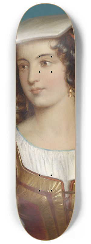 Friedrich Krepp - Mdchen in sditalieniescher Tracht 8.25 inch art skate deck