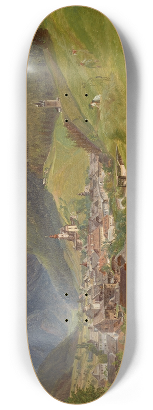Friedrich Loos - Blick auf Eisenerz 8.25 inch art skate deck