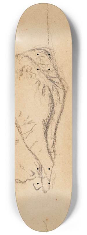 Franz Marc - Kleine Katzenstudie 8.25 inch art skate deck