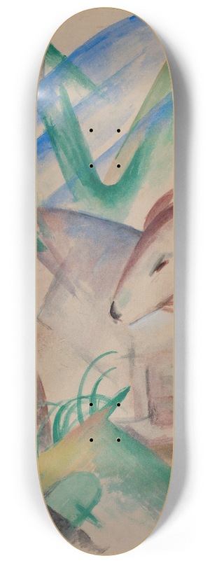 Franz Marc - Red Deer 8.25 inch art skate deck