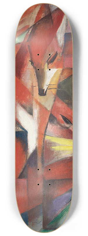 Franz Marc - The Foxes 8.25 inch art skate deck