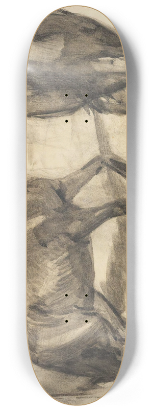 Franz Marc - Zwei Pferde 8.25 inch art skate deck