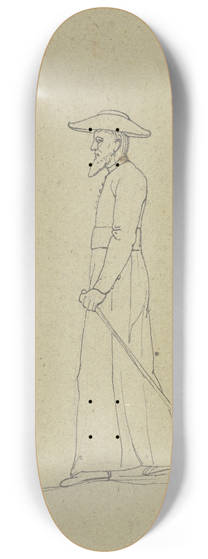 Franz Pforr - Ein russischer Pope 8.25 inch art skate deck