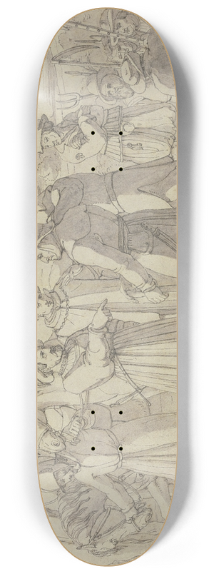 Franz Pforr - Gtz von Berlichingen trifft die Bauernfhrer 8.25 inch art skate deck