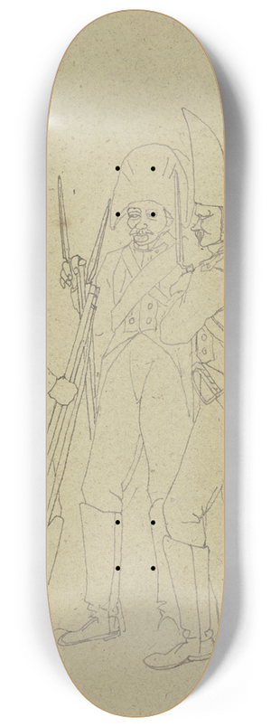 Franz Pforr - Russian infantry 8.25 inch art skate deck