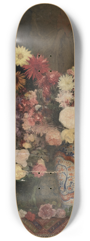 Franz Rumpler - Herbstblumen mit Vase 8.25 inch art skate deck