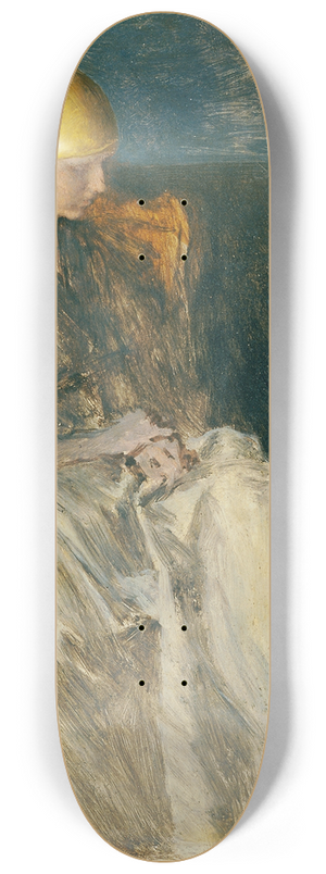 Franz Rumpler - Sitzendes Mdchen 8.25 inch art skate deck