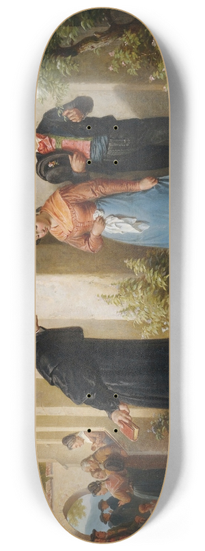Franz Schams - Die versumte Predigt 8.25 inch art skate deck