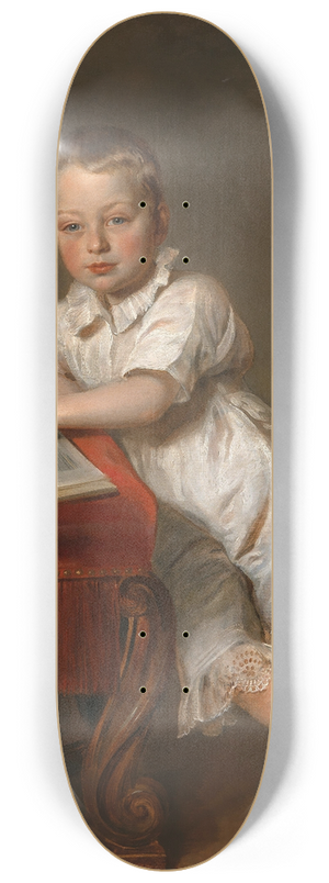 Franz Schrotzberg - A young reader 8.25 inch art skate deck