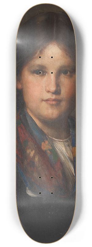 Franz von Defregger - Dirndl 8.25 inch art skate deck