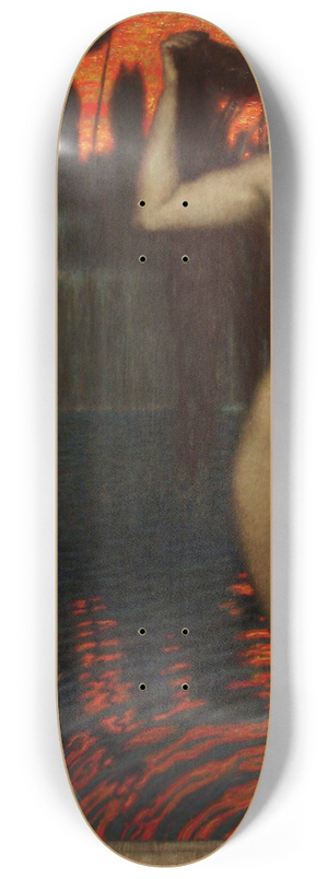 Franz von Stuck - Bathsheba 8.25 inch art skate deck