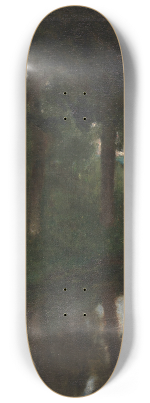 Franz von Stuck - Forellenweiher 8.25 inch art skate deck