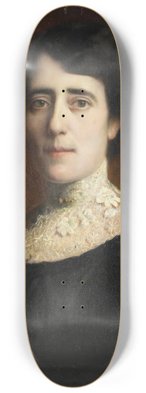 Franz von Stuck - Portrait einer Dame mit Spitzenkragen 8.25 inch art skate deck