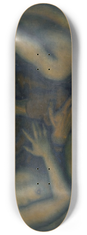 Franz von Stuck - Temptation 8.25 inch art skate deck