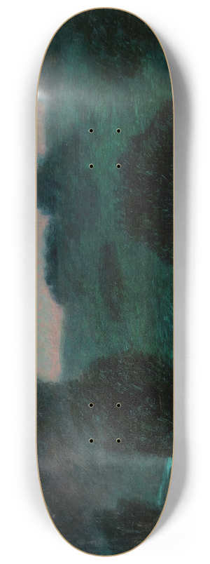 Franz von Stuck - The Evening Star 8.25 inch art skate deck