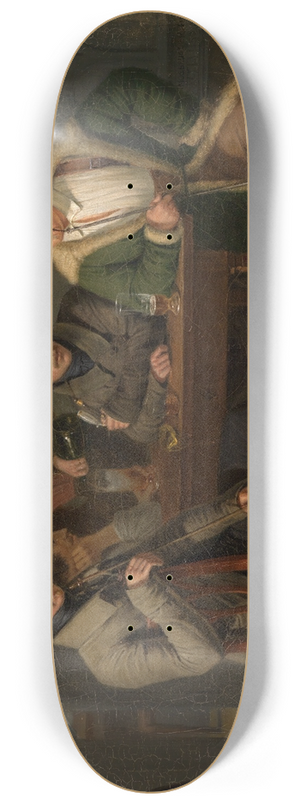 Friedrich Mosbrugger  - Der Architekt Friedrich Eisenlohr im Kreise seiner Freunde 8.25 inch art skate deck