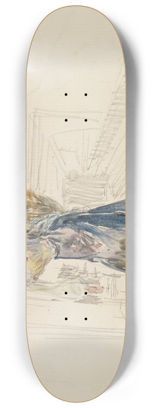 Frdric Houbron - Blanchisseuse 8.25 inch art skate deck