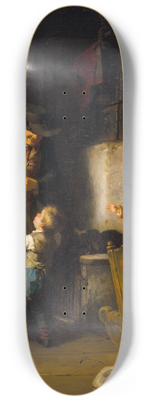 Friedrich Ortlieb - Der Besuch des Grovaters 8.25 inch art skate deck