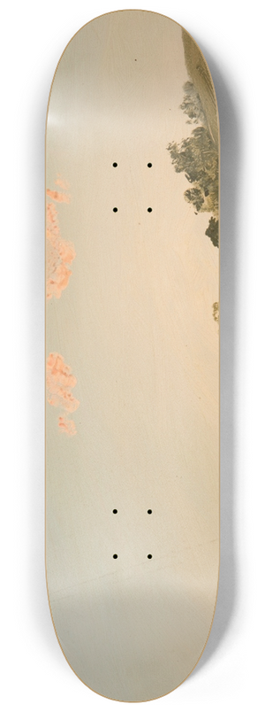 Frederic Edwin Church - Hillside, Hudson, New York 8.25 inch art skate deck