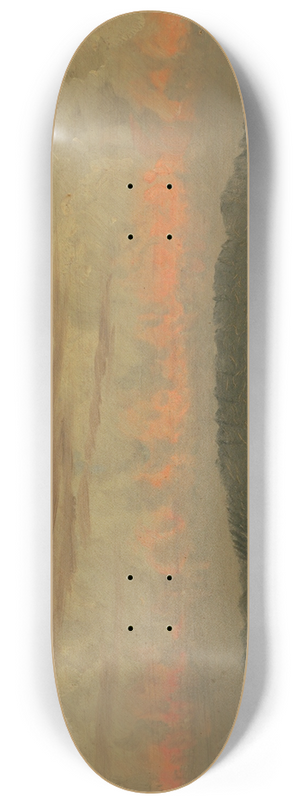 Frederic Edwin Church - Landscape, Hudson Valley 8.25 inch art skate deck