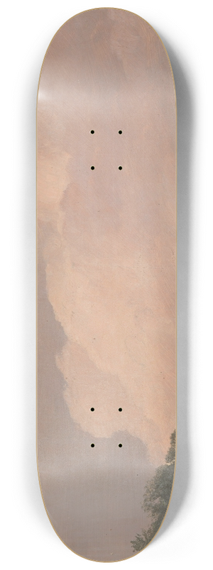 Frederic Edwin Church - Landscape (possibly Hudson Valley) 8.25 inch art skate deck