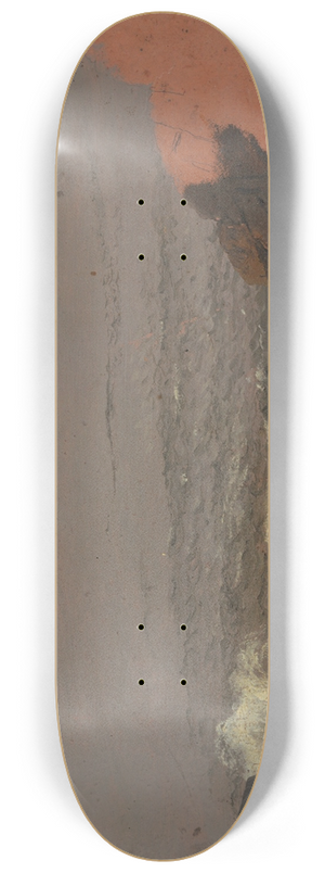 Frederic Edwin Church - Maine Coast 8.25 inch art skate deck