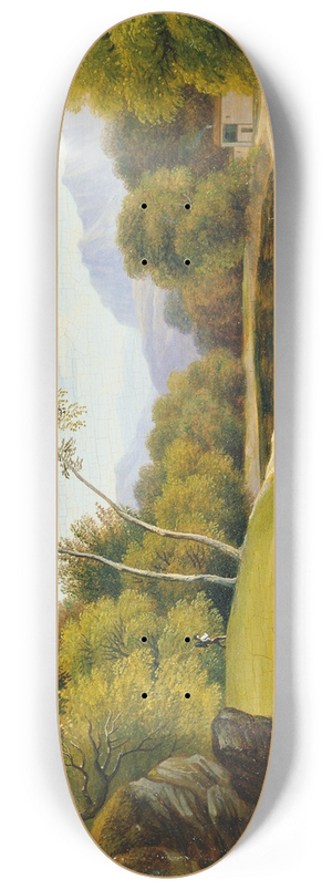 Friedrich Philipp Reinhold - Paar in Landschaft 8.25 inch art skate deck