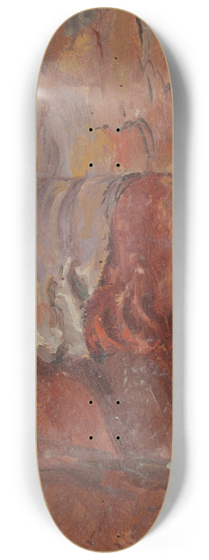 Frederic Edwin Church - Study of Rocks, Petra 8.25 inch art skate deck