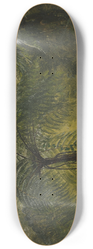 Frederic Edwin Church - Tropical Landscape 8.25 inch art skate deck