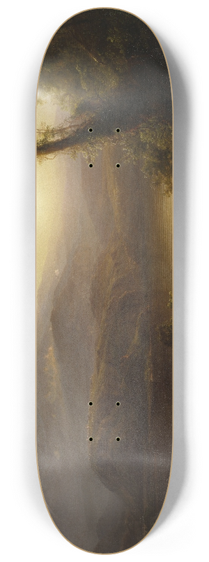 Frederic Edwin Church - Tropical Scenery 8.25 inch art skate deck