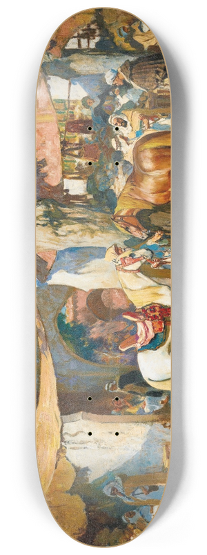 Frederick Arthur Bridgman - Dans le souk. Alger 8.25 inch art skate deck