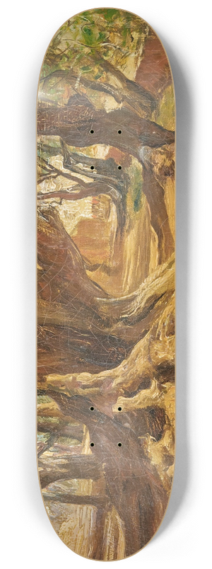 Frederick Arthur Bridgman - Tree Trunk 8.25 inch art skate deck
