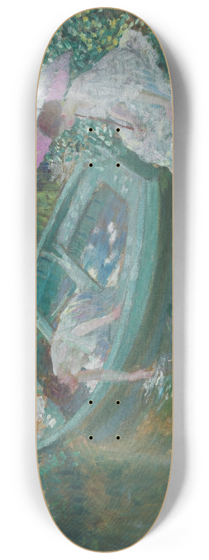 Frederick Carl Frieseke - Repose at Noonday 8.25 inch art skate deck