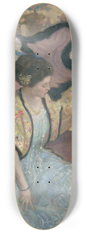 Frederick Carl Frieseke - The Parrots 8.25 inch art skate deck