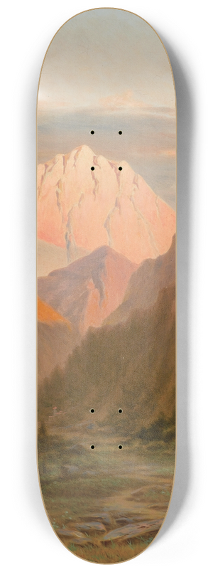 Frederick Debourg Richards - Western Mountains 8.25 inch art skate deck