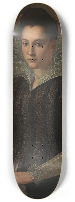 Alessandro Allori - Portrait Of A Lady 8.25 inch art skate deck Alessandro Allori - Portrait Of A Lady 8.25 inch art skate deck