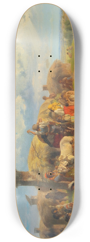 Friedrich Sturm - Landvolk vor den Toren der Stadt 8.25 inch art skate deck