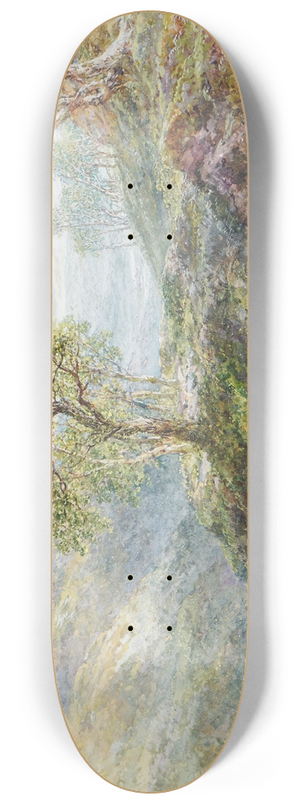 Frederick Henry Henshaw - Castel Dinas Bran, North Wales 8.25 inch art skate deck