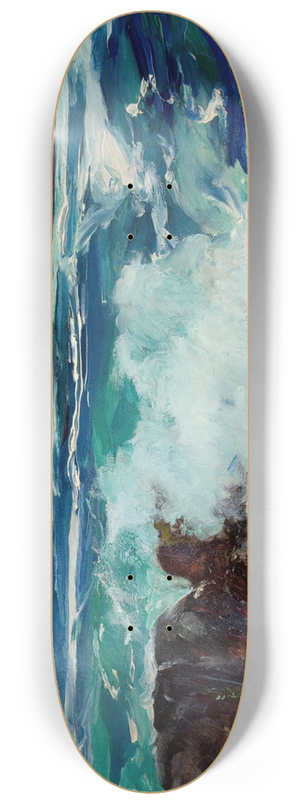 Frederick Judd Waugh - Surf and Spindrift 8.25 inch art skate deck