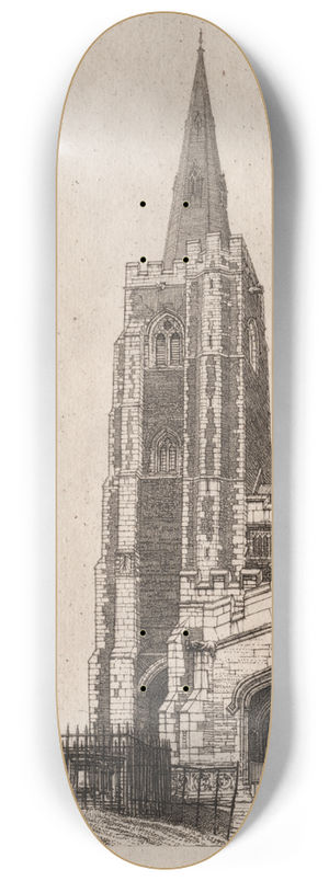 Frederick Landseer Maur Griggs - St. Wendreds, March 8.25 inch art skate deck
