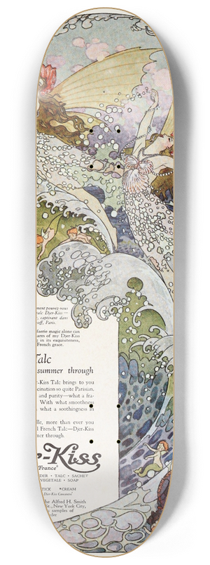 Frederick Richardson - Djer-Kiss Talc 8.25 inch art skate deck